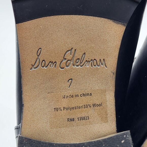 Sam Edelman Manchester Lace Up Heeled Ankle Booties Size 7 - Picture 8 of 10